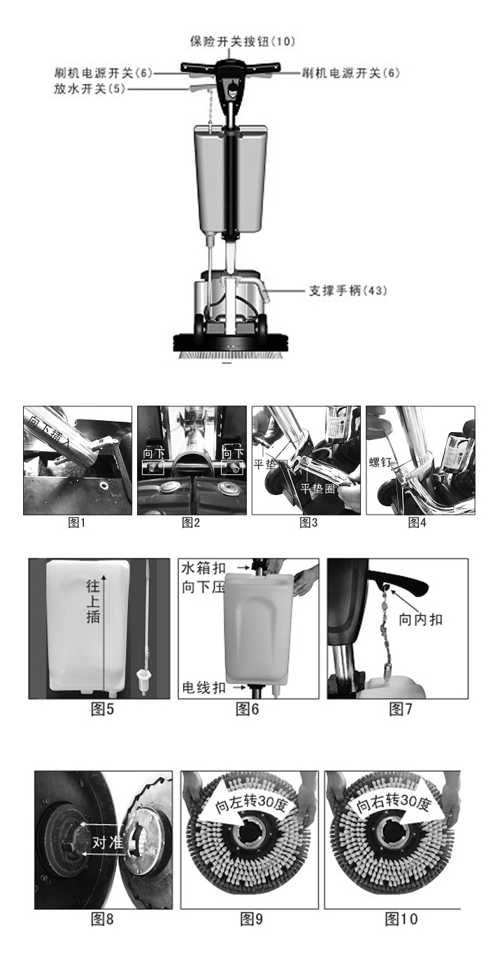 多功能刷地机JM777 吸尘器 酒店清洁器 JJHOME酒店用品1号店